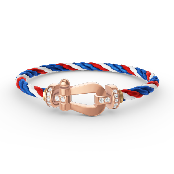 [Liorra]FORCE LARGE HORSESHOE HALF DIAMOND BRACELET Liorra GOLD