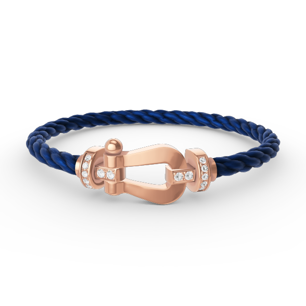 [Liorra]FORCE LARGE HORSESHOE HALF DIAMOND BRACELET Liorra GOLD