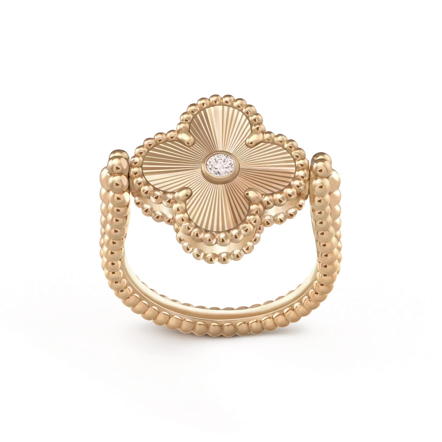 [Liorra]CLOVER RIVERSIBLE Liorra GOLD RING
