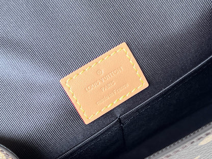 LV 25S KELLY 28 IN BROWN MONOGRAM COATED CANVAS LEATHER TRIM