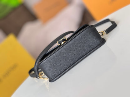 LV 25S MINI NANO DIANE 19 IN BLACK MONOGRAM EMPREINTE LEATHER GOLD HARDWARE