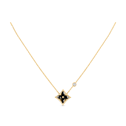 [Liorra]STAR BLACK MOP NECKLACE