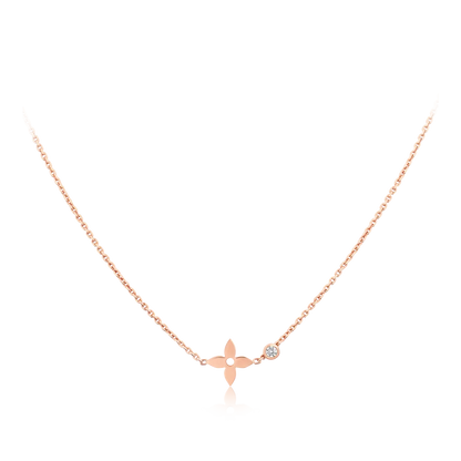 [Liorra]BLOSSOM PENDANT PINK GOLD AND DIAMOND