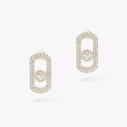 [Liorra]So Move Pave_-Set Diamond Earrings in Silver