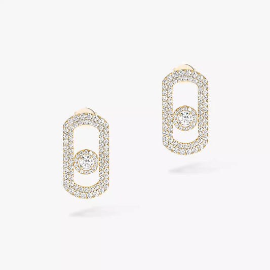 [Liorra]So Move Pave_-Set Diamond Earrings in Silver