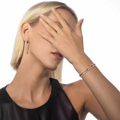 [Liorra]Diamond Pendant Earrings Move 10Th