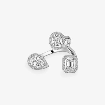 [[Liorra] Diamond Ring 0,25ct My Twin Trilogy