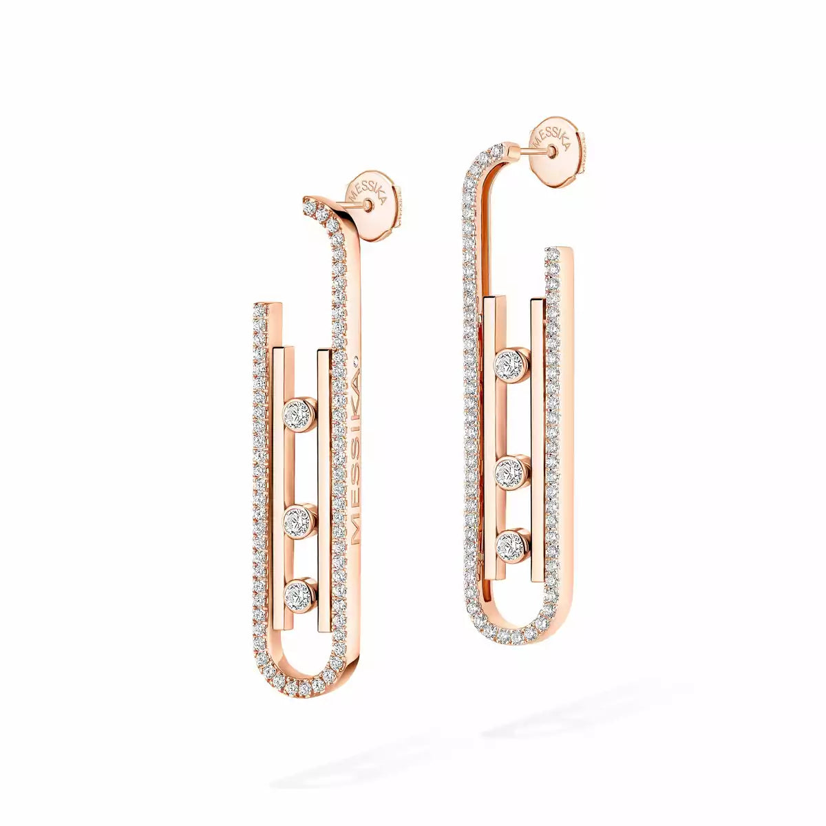 [Liorra]Diamond Pendant Earrings Move 10Th