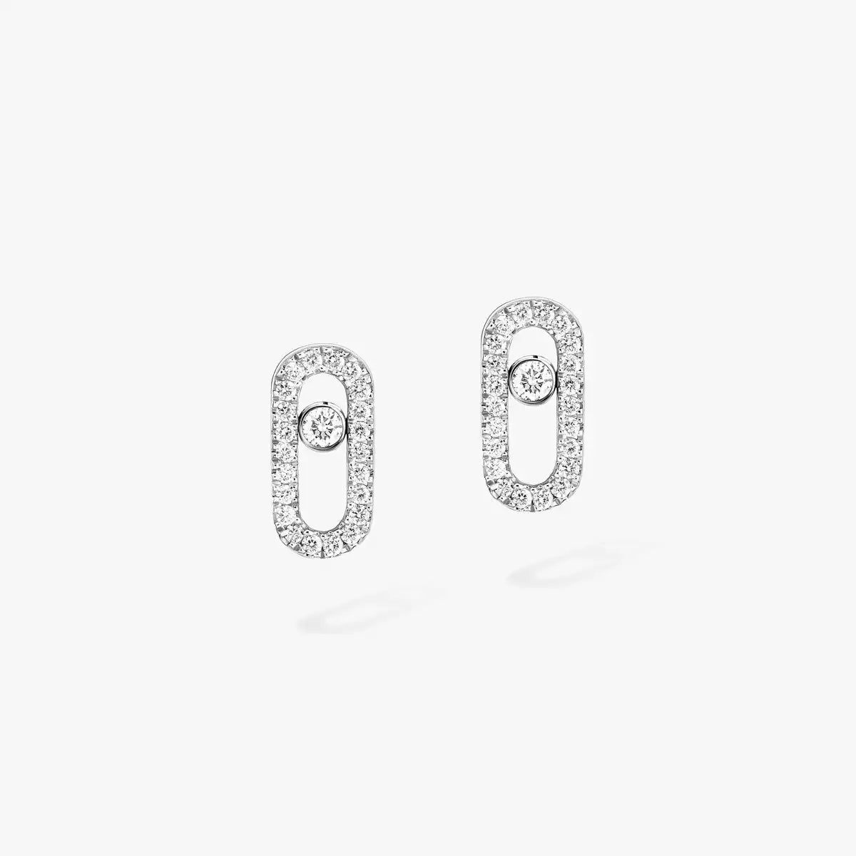 [Liorra]Move Uno Diamond Earrings