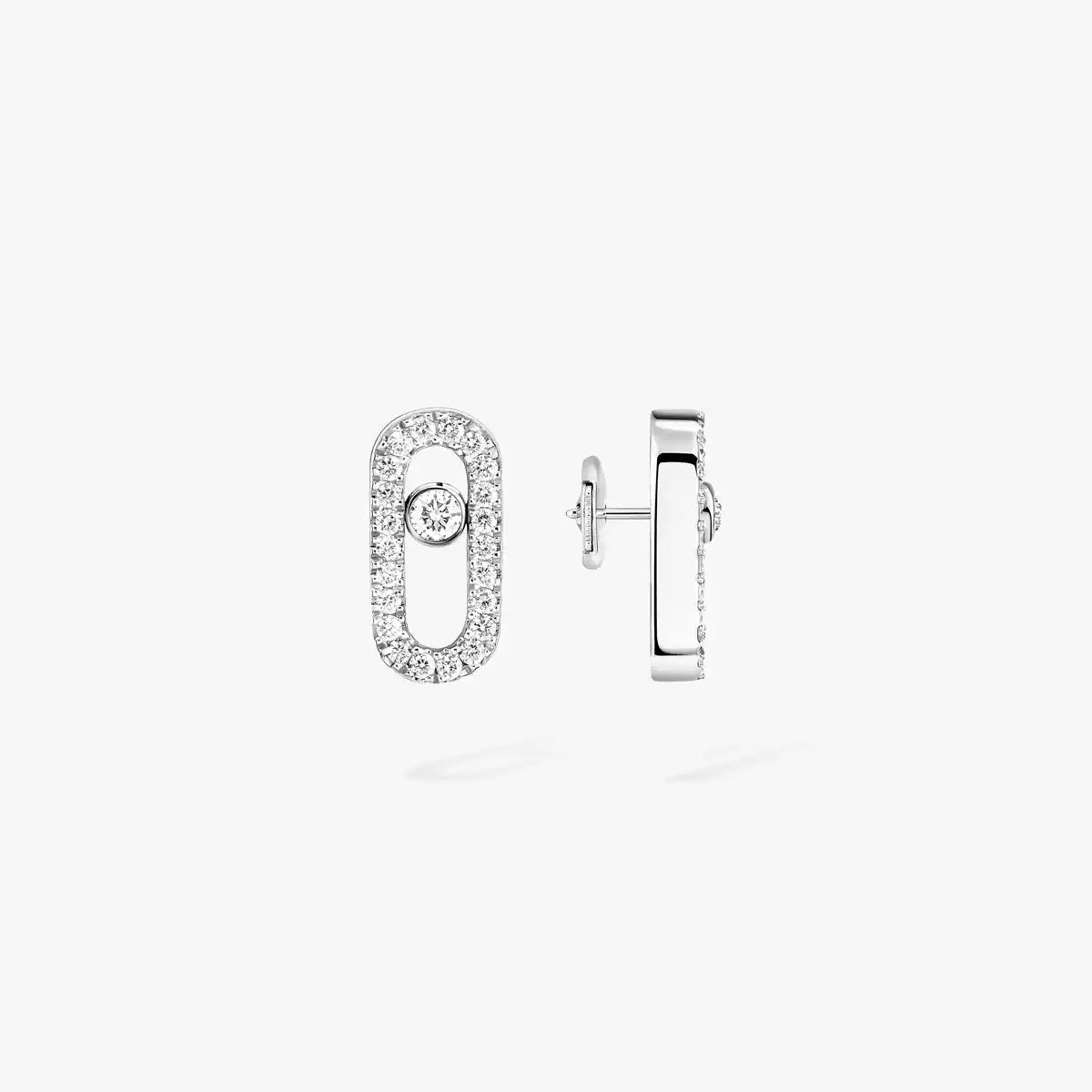 [Liorra]Move Uno Diamond Earrings