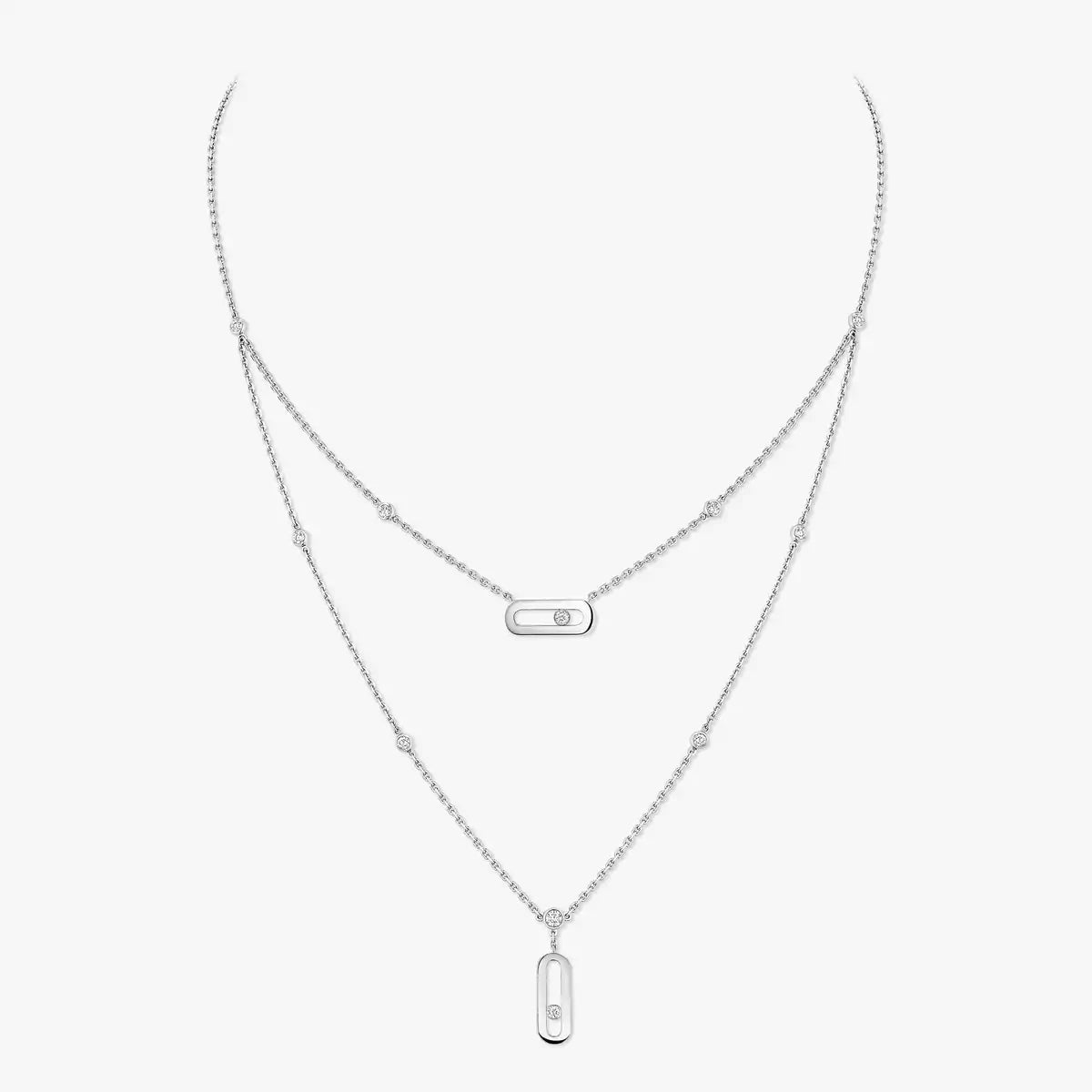 [Liorra] Move Uno Diamond Necklace