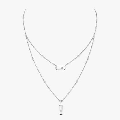 [Liorra] Move Uno Diamond Necklace