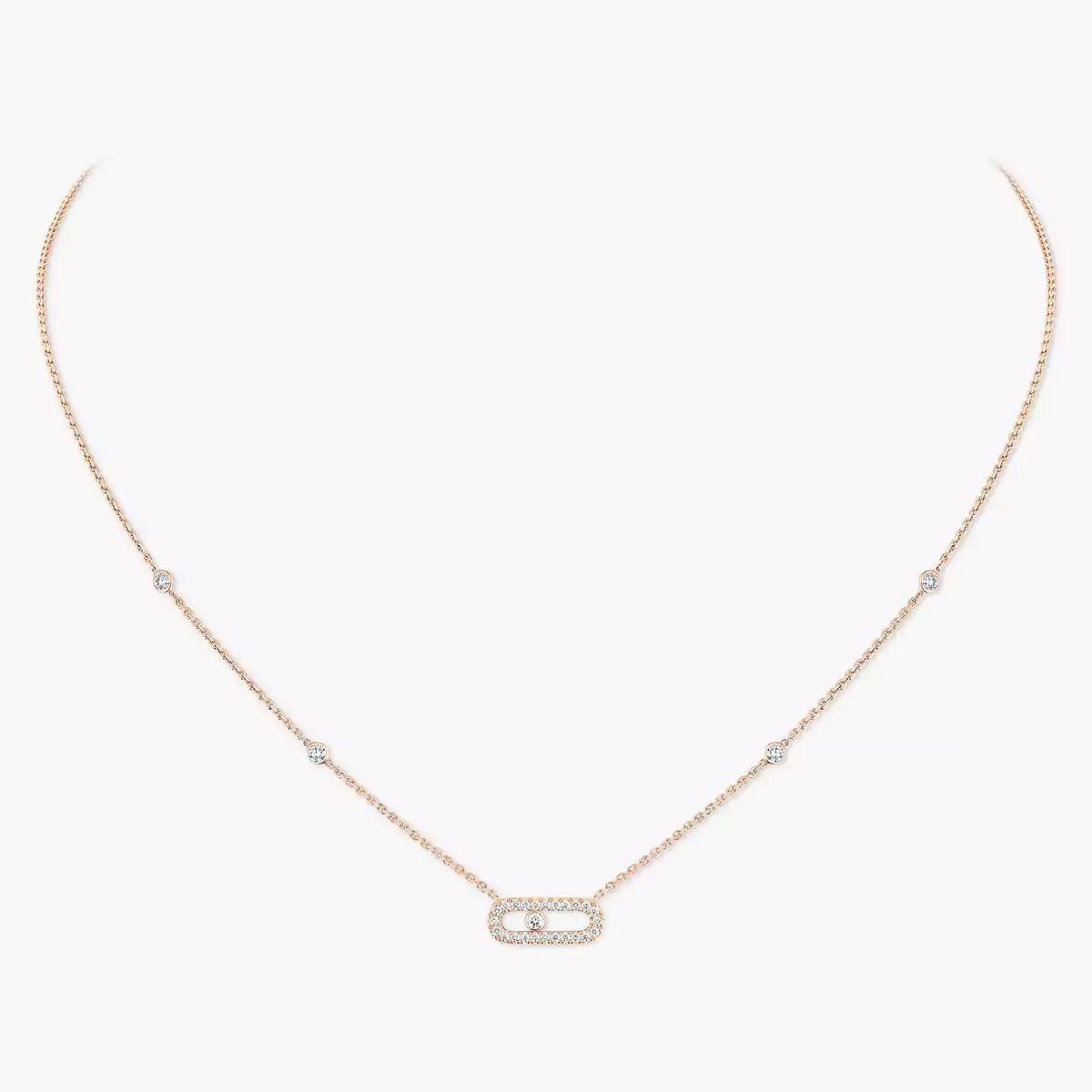 [Liorra]Diamond Necklace Move Uno