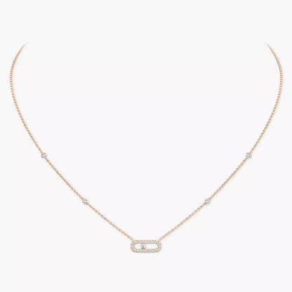 [Liorra]Diamond Necklace Move Uno