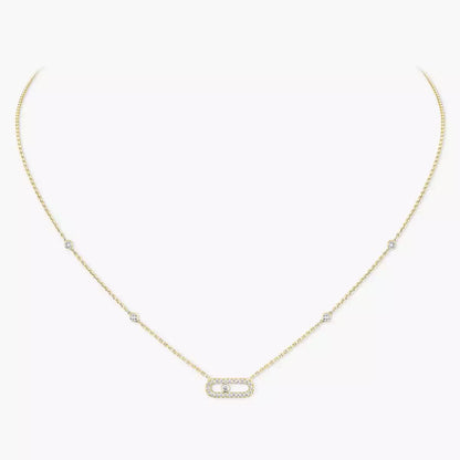 [Liorra]Diamond Necklace Move Uno