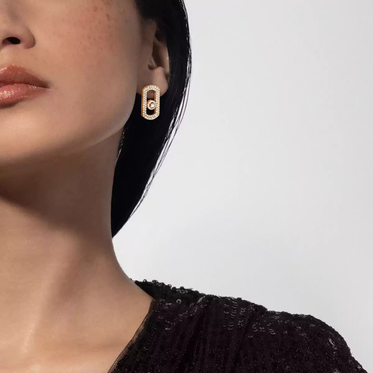 [Liorra]So Move Pave_-Set Diamond Earrings in Silver