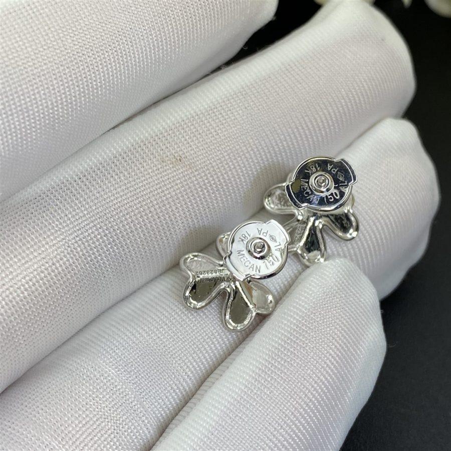 [Liorra]FRIVOLE MINI SILVER FLOWER EARRINGS