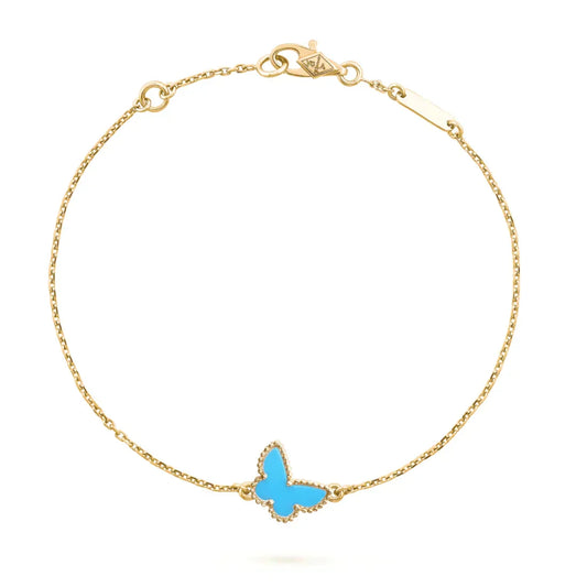 [Liorra]BUTTERFLY TURQUOISE BUTTERFLY BRACELET