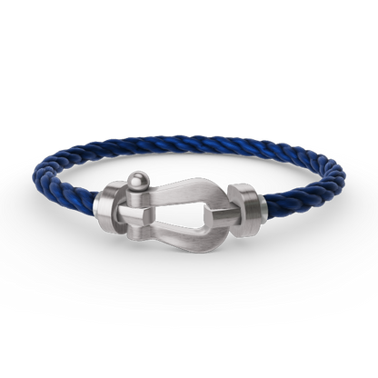 [Liorra]FORCE LARGE HORSESHOE NO DIAMOND BRACELET SILVER