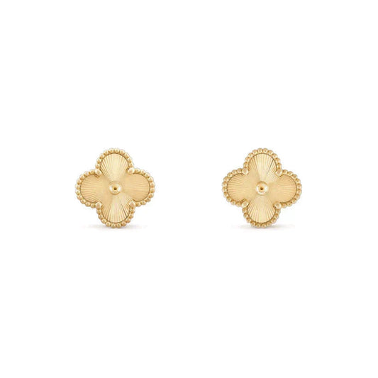 [Liorra]CLOVER MEDIUM 1 MOTIFS LASER EARRINGS