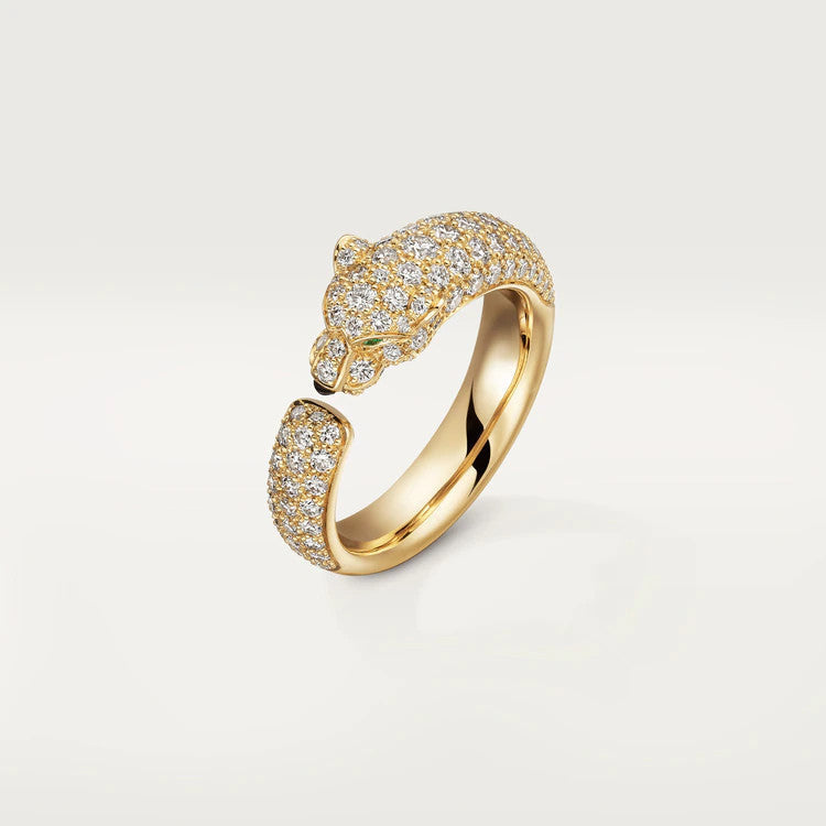[Liorra]PANTHERE PINK GOLD DIAMOND RING