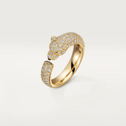 [Liorra]PANTHERE PINK GOLD DIAMOND RING