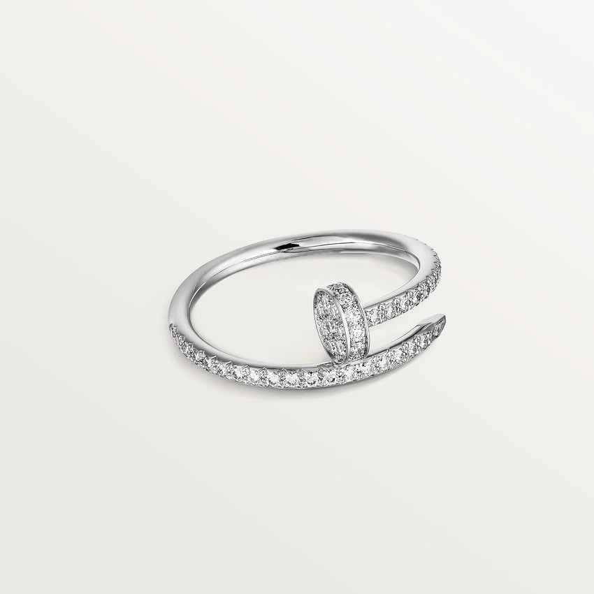 [Liorra]JUSTE RING 1.8MM SILVER DIAMONDS